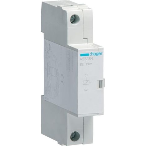 BE Disj.moteur 230V AC - DISJONCTEURS MULTI. HAGER MZ523N