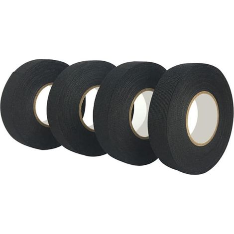 Lot de 4 rubans adhésifs ignifugés en tissu résistant (25 mm x m) pour (1/5)