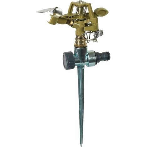 Trade Shop - Aspersor Oscilante Sobre Pincho Metálico Riego -