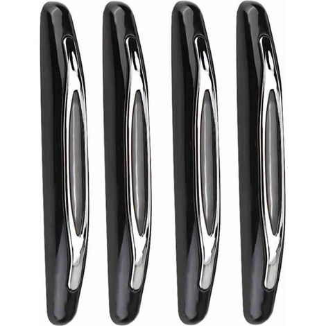 OMABETA Garniture de protection de porte Protections de bord de porte de voiture, 4 pièces, bande de auto garde-boue Noir (1/4)