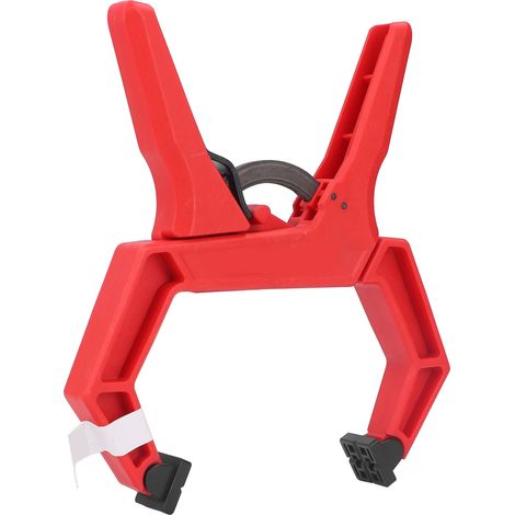 Serre-joint à cliquet pour le travail du bois, haute résistance, à dégagement rapide, avec poignée ergonomique de 10 cm (4 po). (1/5)