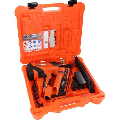 Cloueur 2en1 COMBI Xi + pack clous crantés + batterie 2,1Ah + chargeur + coffret - SPIT PASLODE - 054764 (1/5)