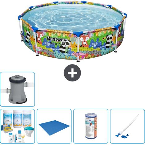 Bestway Bestway Steel Pro Ronde - Animaux - 274x66 cm - 6-pièces S21628 (1/5)