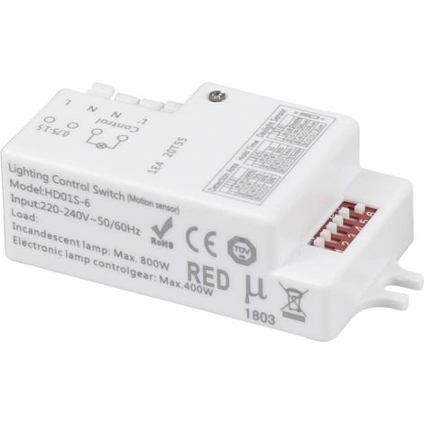 Megaman MM77128 Sensor Inalámbrico Blanco Exterior