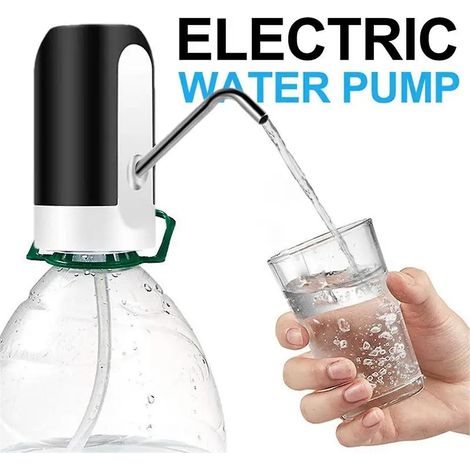 Pompe à eau blanche/noire, chargement USB, distributeur de boissons avec interrupteur automatique, chargement en un clic. (1/5)