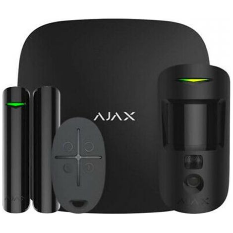 Ajax kit antifurto HUB2 PLUS + GSM(4G) + LAN + WIFI + MOTIONCAM - nero - 38175 - 20504