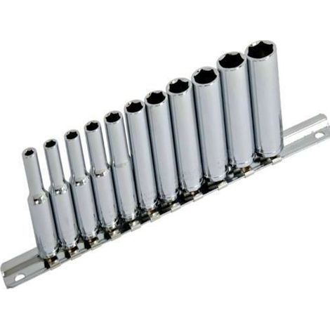 JUEGO 11 VASOS LARGOS PARA CARRACA 1-4 4 A 13 MM (1/2)