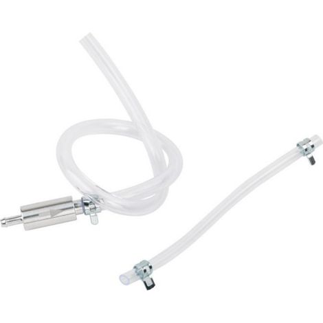 1 Kit Purge Frein Moto Seringue Aluminium PVC 45cm Tuyau Transparent Universel Voiture (1/4)