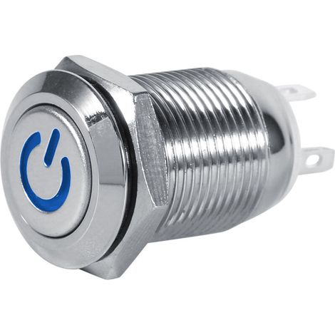 3V Momentaner blauer LED-Kfz-Ein-/Ausschalter (1/5)