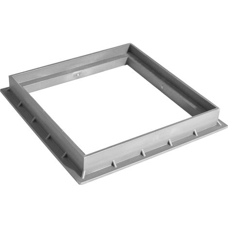 Jardibric – Cadre en polypropylène 40 x 40 cm – Dimensions intérieures 38 x 38 cm – Résistant aux chocs et intempéries – Pour évacuation des eaux pluviales