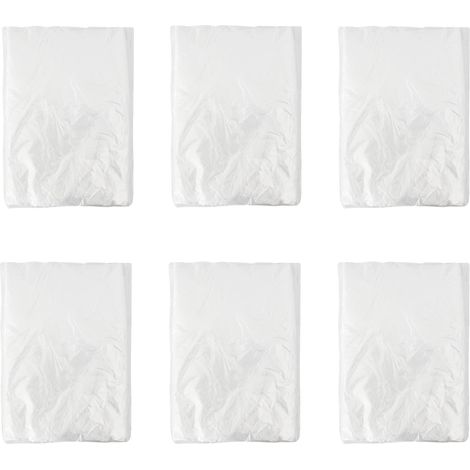 Dust Sheet 6 pcs Transparent 400 x 500 cm HDPE vidaXL
