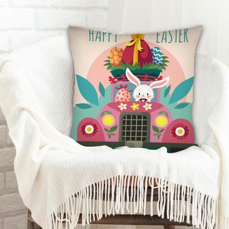 Housse de coussin décorative salon déhoussable pour Noël, la Saint-Valentin, anniversaire (1/5)
