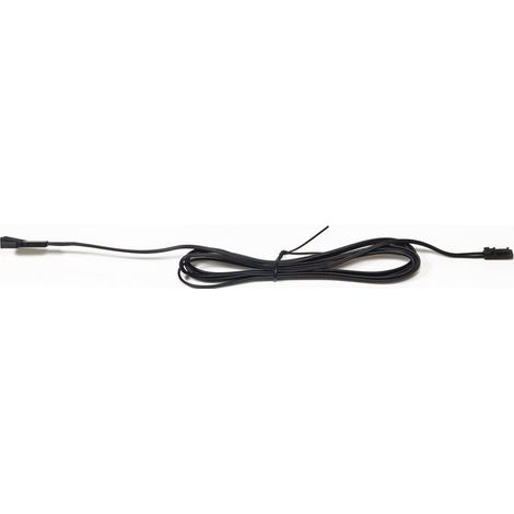 Cable de conexión LED negro para 12 V 1800mm L&S