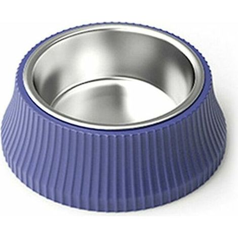 Pet Puppy Water Bowl Dish Anti-Spill Removable Stainless Steel Food Bowl Cats Dogs Feeder
