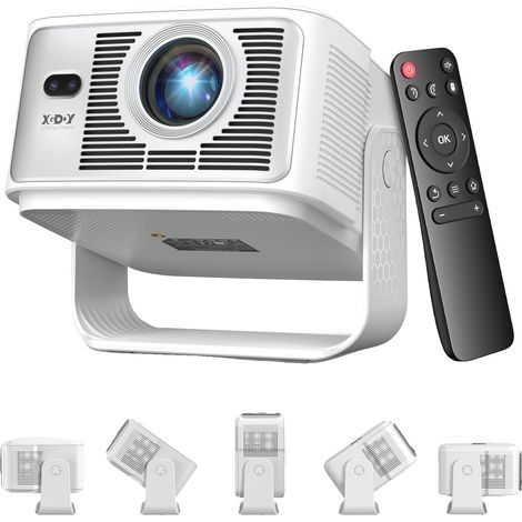 Proyector, 900 lúmenes ANSI, conectividad inalámbrica, estabilizador A7 de 900 ANSI (1/2)