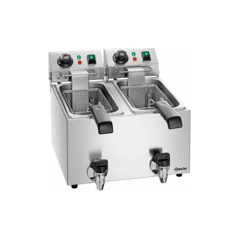Friteuse double inox 2 x 4 Litres à poser, 4000 W, 220 V - MONO