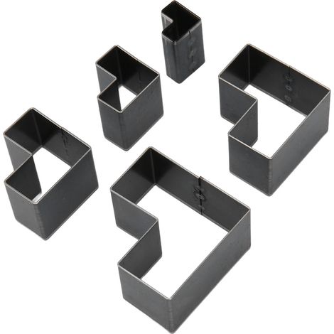 Ensemble de 5 outils de découpe et de perforation du cuir, disponible en différentes tailles, fabriqué en acier à haute teneur en carbone, adapté aux travaux manuels en argile. (1/5)