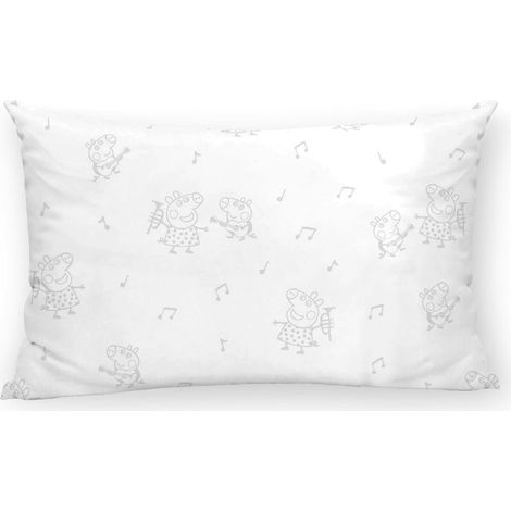 Kissenbezug Peppa Pig Grau Bunt 175 Fäden 30 x 50 cm 100 % Baumwolle