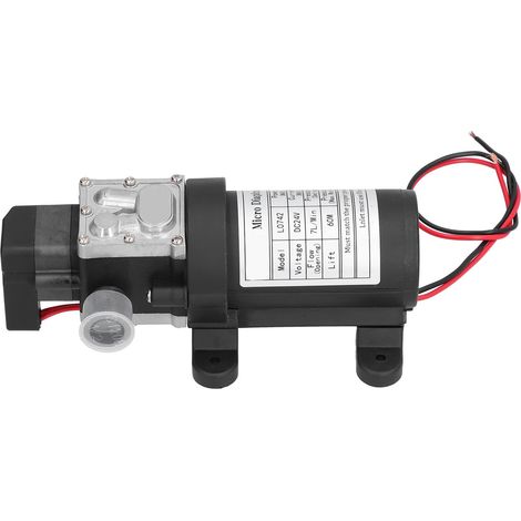 Pompe à membrane électrique micro auto-amorçante, pompe de surpression, 24 V CC, 100 W, débit 7 l/min, hauteur de refoulement 60 mètres. (1/5)