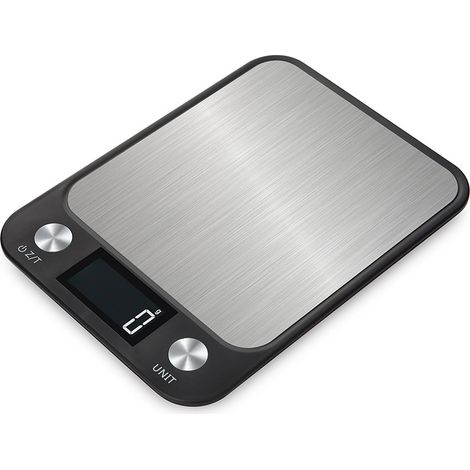 1Stück Küchenwaage aus Lebensmittelwaage mit LCD Anzeige Genauigkeit Leicht und Tragbar Batterie Erforderlich für Präzises und Backen
