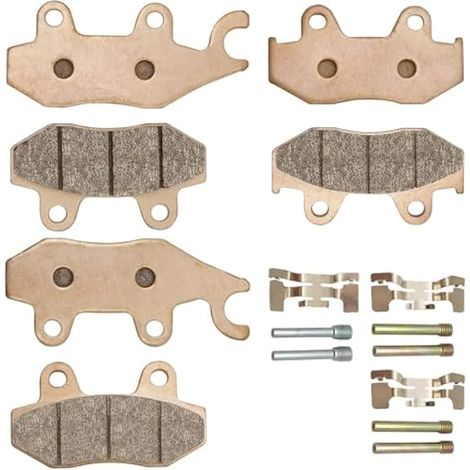 Plaquettes de frein avant et arrière frittées pour Yamaha YFZ450, YFZ450R, YFZ450X, Raptor 700, 700R (1/4)