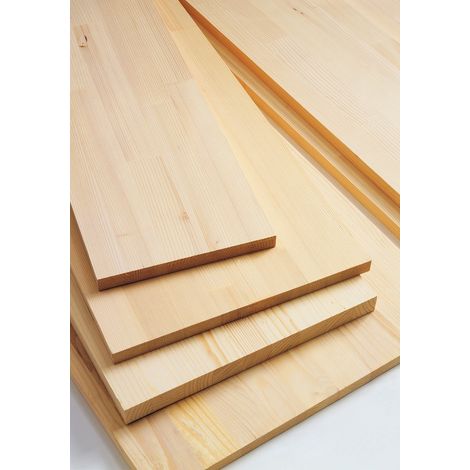1PZ TAVOLA ABETE LAMELLARE CM 1,4X20X100 MM 14X200X1000 (1/2)