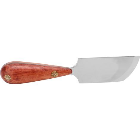 Lederbearbeitungsmesser aus Hochgeschwindigkeitsstahl mit Holzgriff für einfaches Schneiden und Veredeln (1/5)