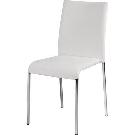 Sedia facile - Bianco - Set di 2