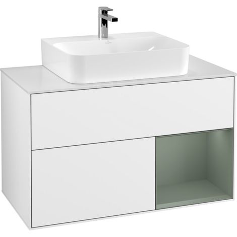 Villeroy & Boch F121GMGF meuble sous-lavabo Finion F12