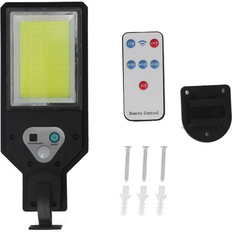 Lampe solaire étanche IP64, angle large 360°, télécommande incluse, éclairage extérieur pour maison Mono. (1/5)