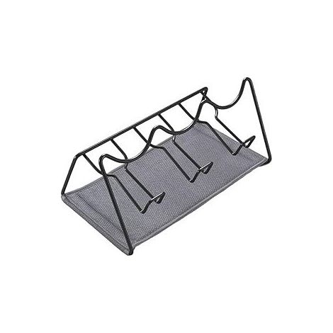 SCOLABOTTIGLIE 3 POSTI METALTEX SODATEX3 LAVA NERO OPACO (1/3)