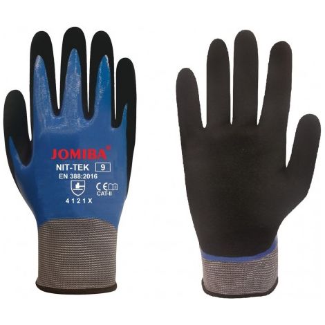 GUANTE NYLON 2 CAPAS NIT LISO+NIT RUGOSO T-8 - JOMIBA