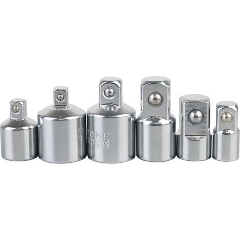 REDUCTEUR / AUGMENTATEUR / ADAPTATEUR CARRE 1/4-3/8-1/2 JEU DE 6