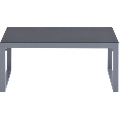 Table basse de salon, Table Café, 90x50x40 cm Aluminium OIB6232E (1/3)