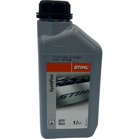 Stihl – Huile chaîne tronçonneuse 1L – Lubrifiant haute performance pour moteurs 2 temps et 4-MIX® – Protection contre l'usure – Émissions réduites