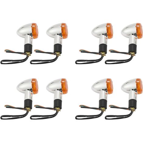 luces intermitentes delanteras y traseras para motocicletas Honda, Harley, Kawasaki, Suzuki, Yamaha, Street Standard y Custom Bike. (1/3)
