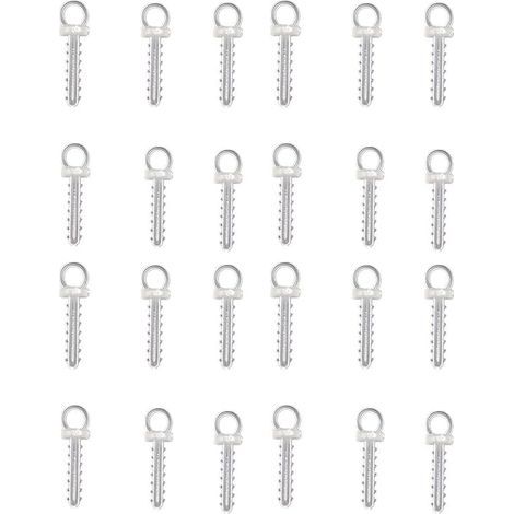 Pack of 100 Hanging Hooks for Polystyrene Balls, Christmas Balls and Plastic or Polystyrene Eggs (1/5)