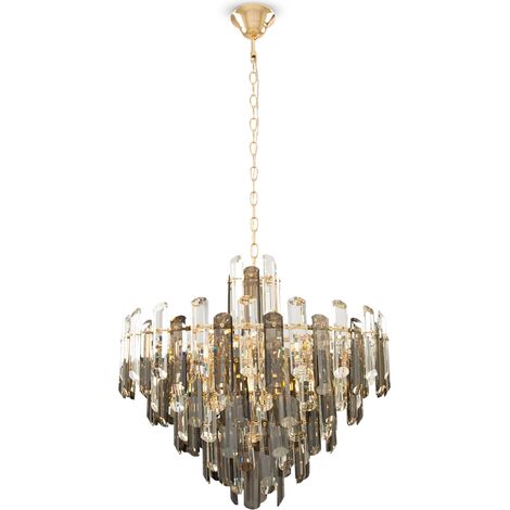 Lampadario pendente glamour cristallo Maytoni Flare 8xE14 (1/5)