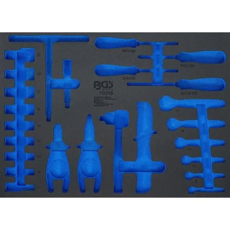 BGS Inserto para modelo 70218 negro espuma dura resistente
