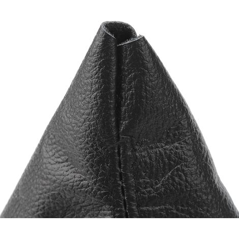 Funda de cuero negro para la palanca de cambios del BMW Serie 3 E46 (1998-2005). (1/4)