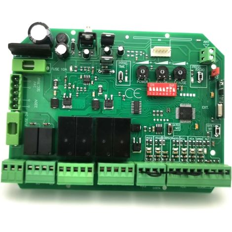Kit d'ouvre-portes automatiques La carte de commande de porte oscillante/coulissante DC24V/12V se connecte avec la régulation de la vitesse du double moteur et la fermeture automatique de la porte pou (1/5)