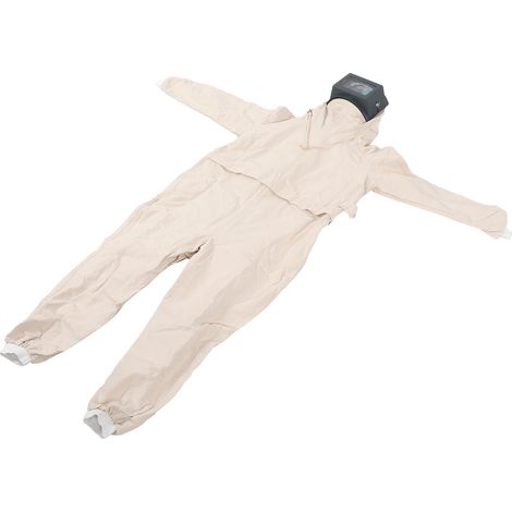 Combinaison de protection intégrale anti-poussière et respirante pour sablage avec visière transparente. (1/5)