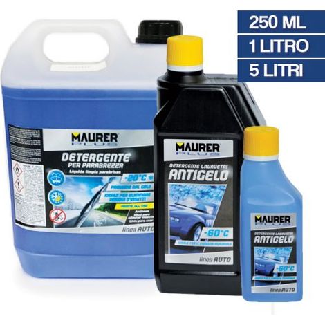 LAVAVETRI DETERGENTE ANTIGELO 250 ML, 1 LITRO, 5 LITRI MAURER (27791V) 250 ML (27791) (1/2)
