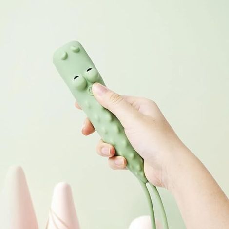 Torcia a LED ricaricabile a forma di coccodrillo, torcia in silicone a forma di animale, comoda da toccare, pressione prolungata per regolare la luminosità, illuminazione creativa per esterni. [Classe (1/4)