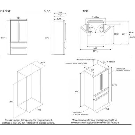 Bertazzoni REF904FFNXTC frigorifero side-by-side Libera installazione 636 L Acciaio inox