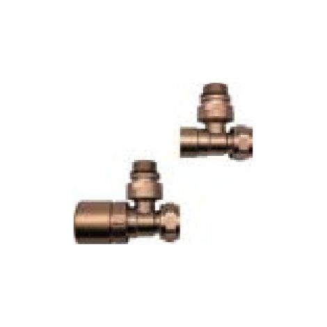LAZZARINI 392295 Juego De Válvulas Termostáticas 3/4" Para Radiadores Color Bronce - ref: 392295 (1/2)