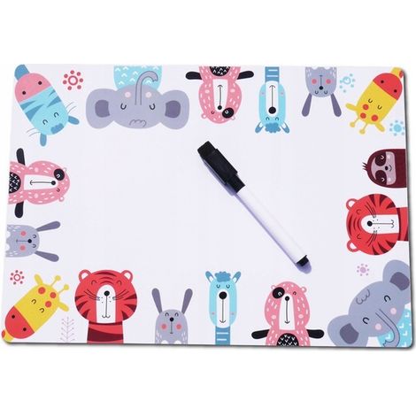 Magnettafel mit Tieren + Stift