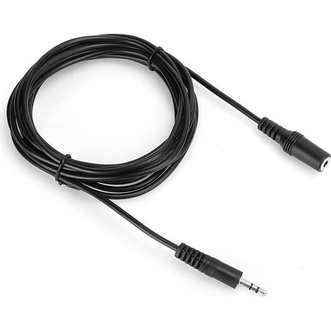 Câble audio 3,5 mm mâle-femelle, rallonge AUX de 3 m avec accessoires audio haute qualité (1/5)