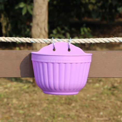 1 jardinière murale pour décoration de jardin extérieur, balcon, violet, 21 cm (1/4)