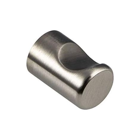 Bouton de meuble rond - Acier inoxydable brossé mat, Ø 15 x H 22 mm (1/3)